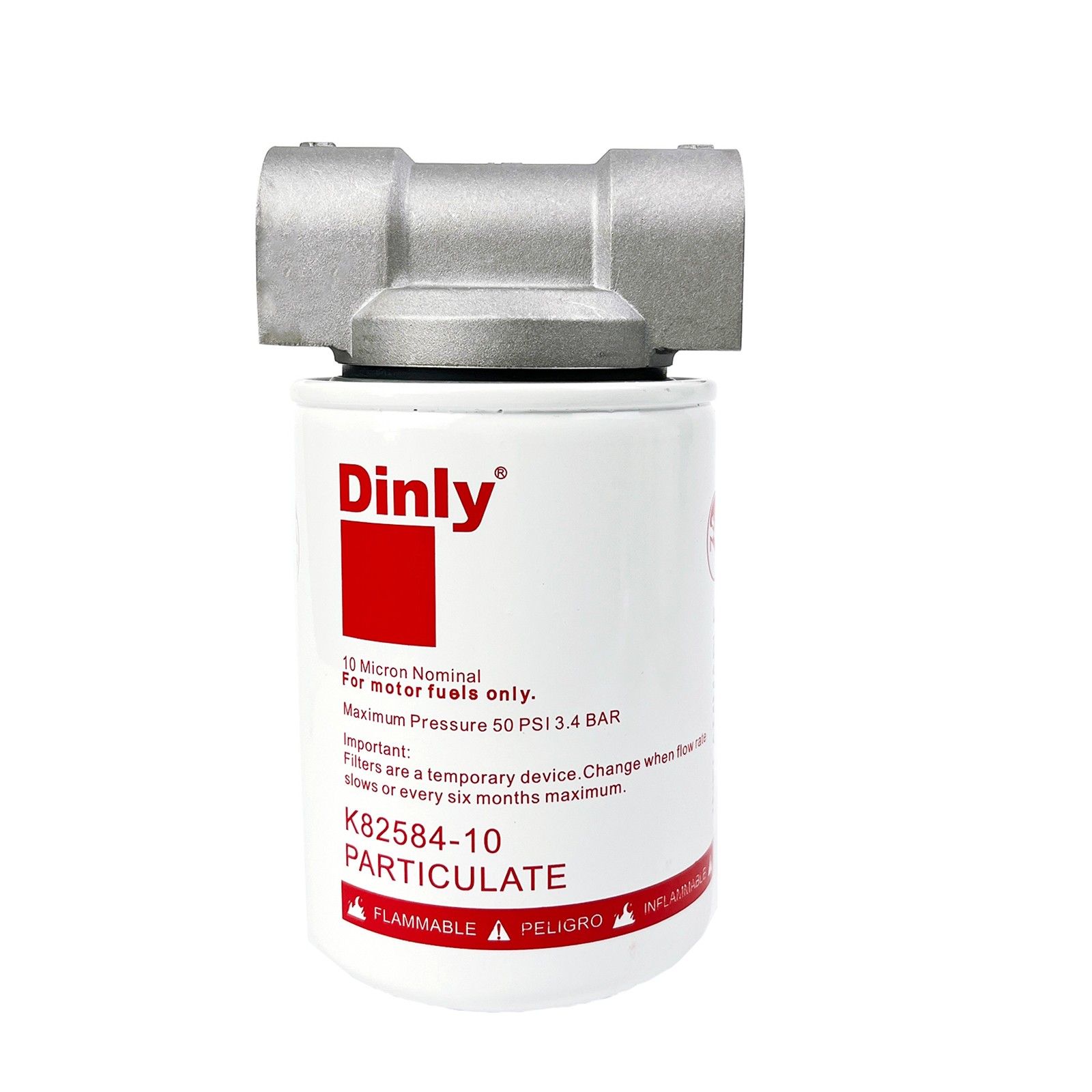 K82584-10 Gasoline Diesel Fuel Pump Filter with Adaptor