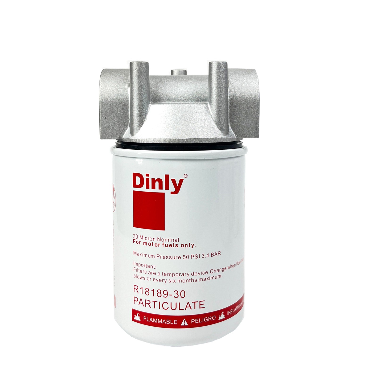 R18189-30 Spin-on Filter 30 Micron Oil Filter with Holder