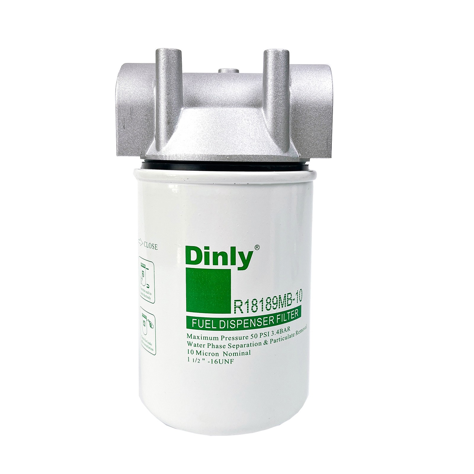R18189MB-10 Spin on Filter Petrol Particulate Filter with Adapter