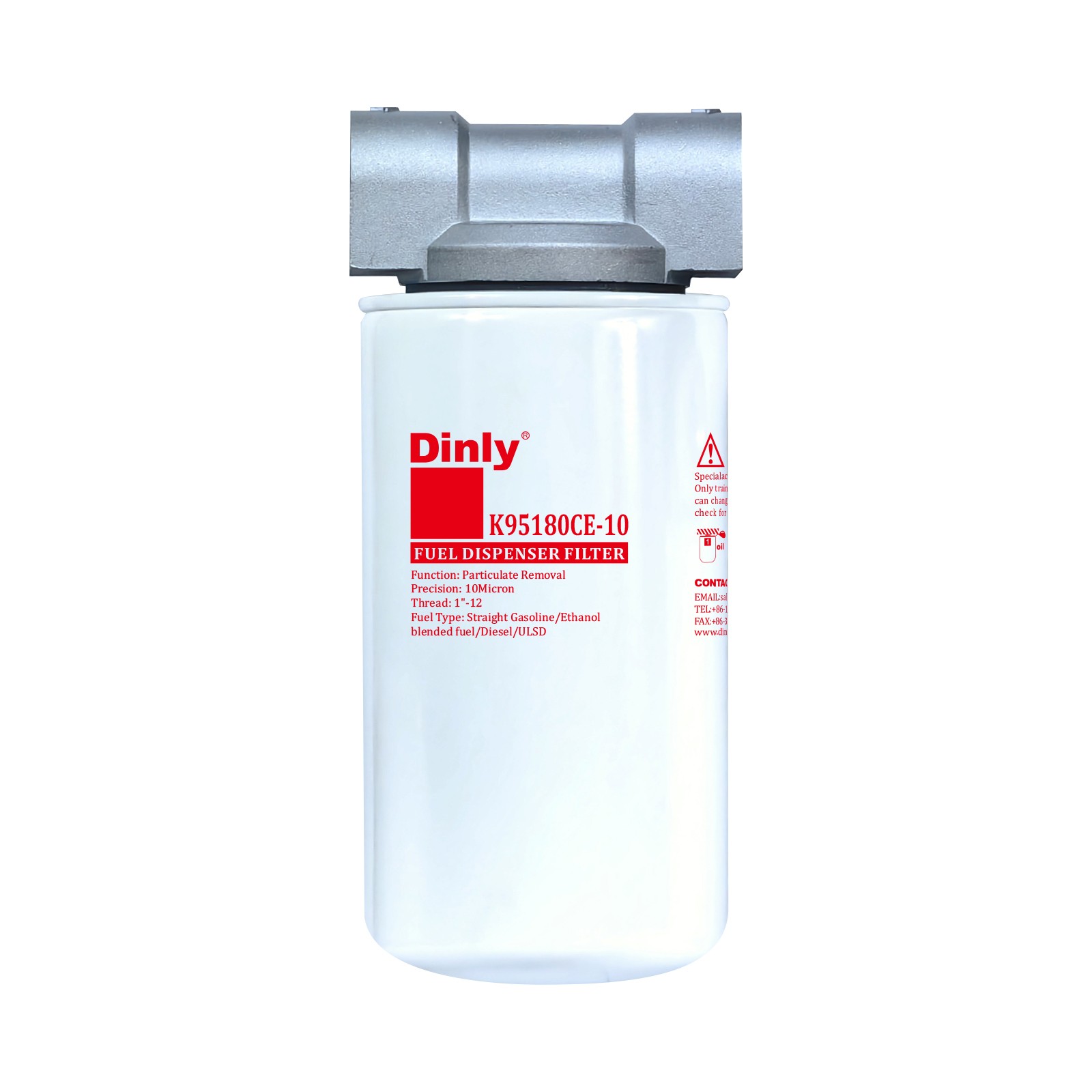 K95180CE-10 Hi-Flow Fuel Particulate Dispenser Filter 10 Micron Fuel Filter for Petrol Station