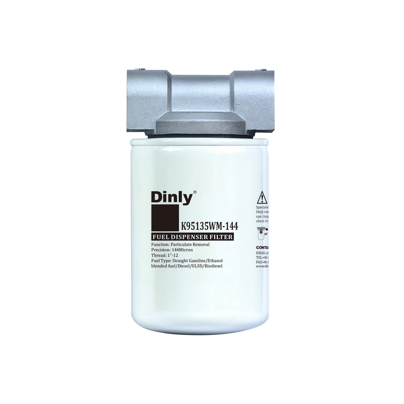 K95135WM-144 Fuel Dispenser Filter with Steel Core