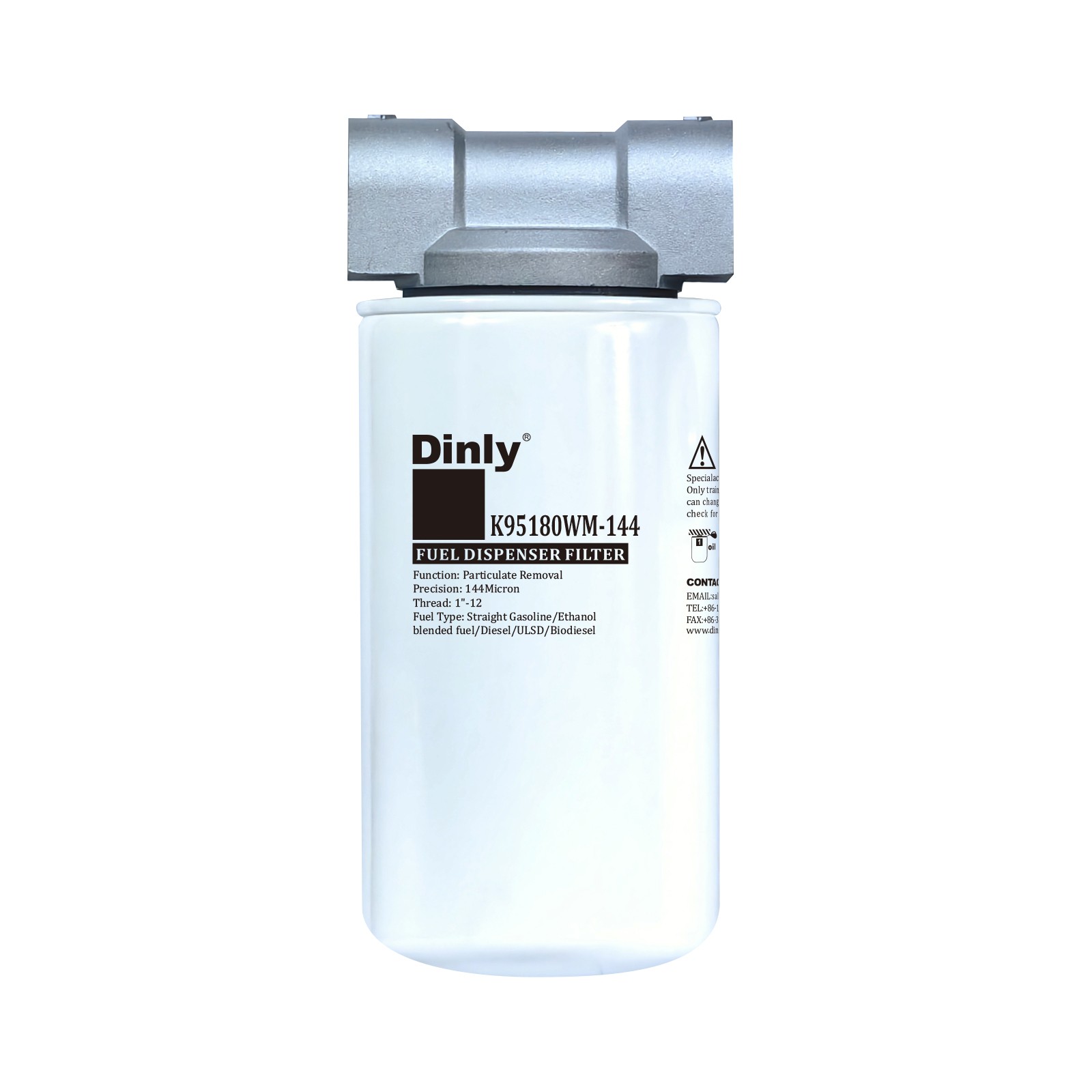 Dinly K95180WM-144 Spin-on Fuel Dispenser Filter