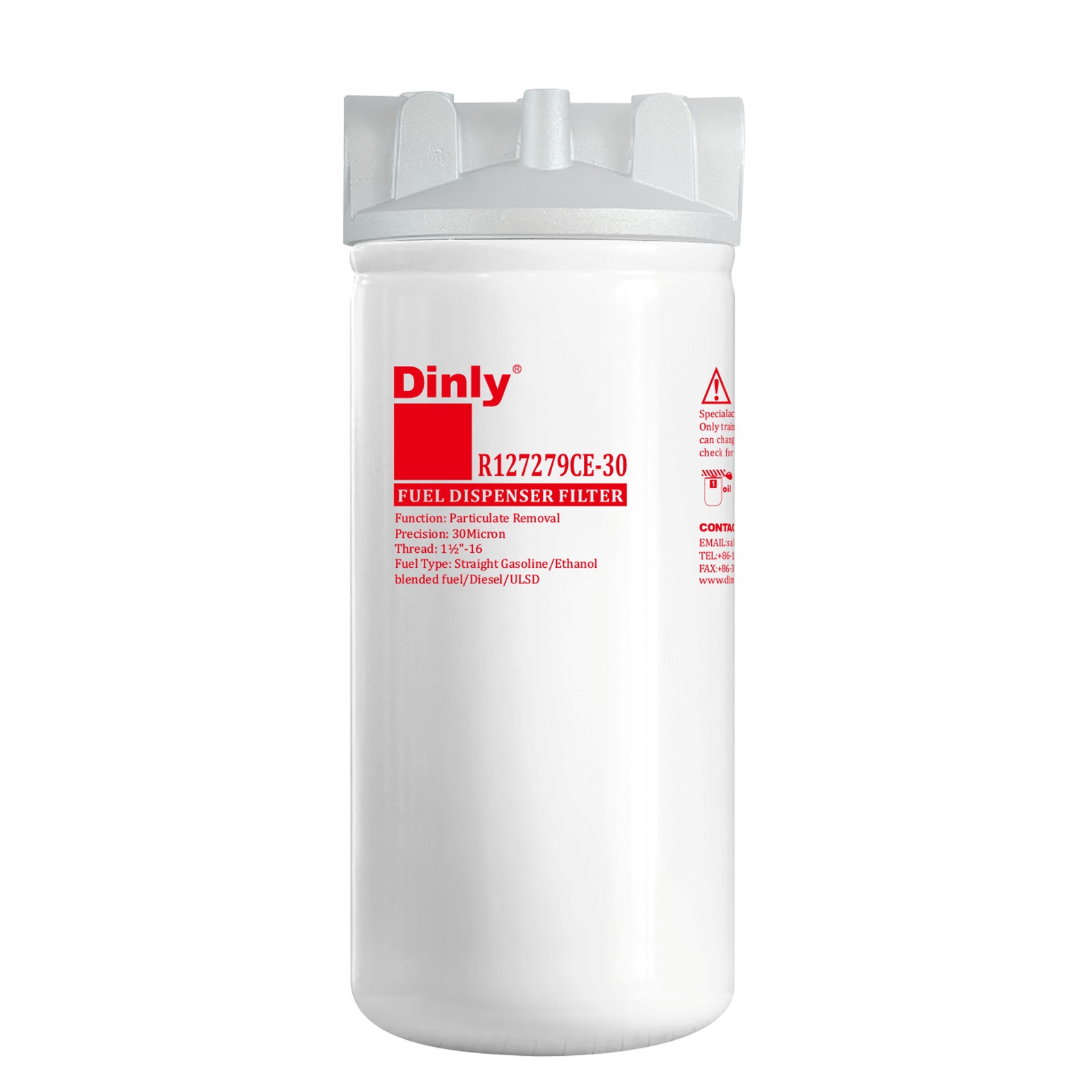 R127279CE-30 Fuel Dispenser Filter Dinly Fuel Filter for Gas Station